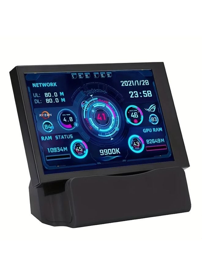 3.5 Inch Secondary USB Mini Screen With Type C Dock PC CPU RAM Data Monitor - Image 3